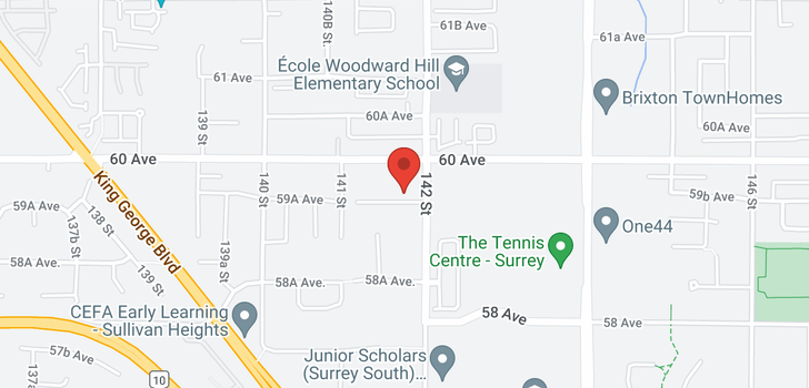 map of 14169 59A AVENUE